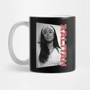 aaliyah classic portrait Mug